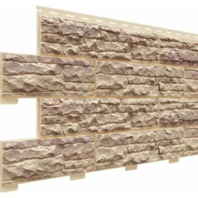 Фасадная панель Доломит Скалистый риф Люкс Янтарь