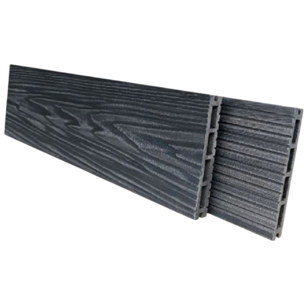 Террасная доска NanoWood Comfort 3D тиснение + вельвет Графит купить в Юрьев-Польском