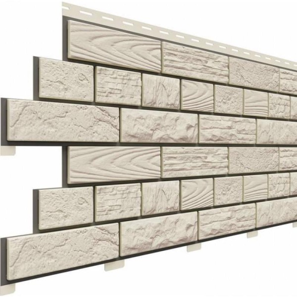 Фасадные панели (Цокольный Сайдинг) Доломит Москва Мраморный купить в Юрьев-Польском