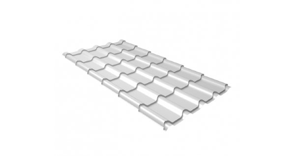 Металлочерепица камея GL 0,5 Quarzit RAL 9003 сигнальный белый купить в Юрьев-Польском