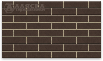 Фасадные Термопанели Аляска Amsterdam brown купить в Юрьев-Польском