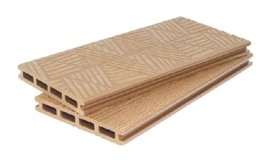 Террасная доска ДПК POLIVAN GROUP 3D+3D NEW пустотелая двухсторонняя DENPASAR Песочный купить в Юрьев-Польском