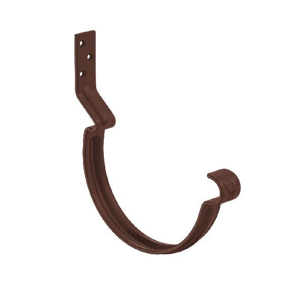 Водосток Aquasistem, Система 125x90 -  Крюк крепления желоба короткий RAL 8017 Коричневый matt купить в Юрьев-Польском