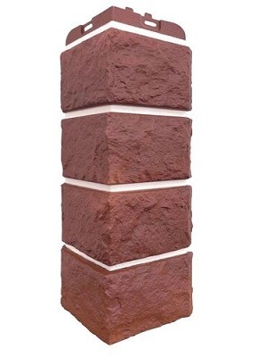 Угол наружный Grand Line Колотый Камень Корица, Шов белый купить в Юрьев-Польском