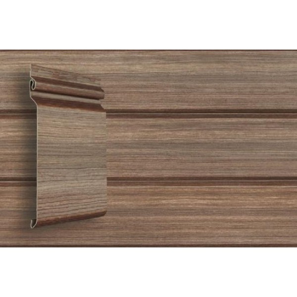 Виниловый сайдинг Grand Line Natural-Брус Tundra - Кедр купить в Юрьев-Польском