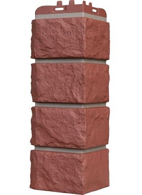 Угол наружный Grand Line Колотый Камень Корица, Шов темно-бежевый купить в Юрьев-Польском