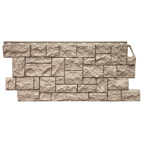 Фасадная панель FineBer, Камень Дикий, Песочный купить в Юрьев-Польском