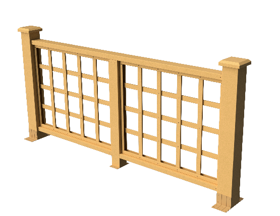 Ограждения декоративное ДПК GRINDERDECO Дувр песчаник купить в Юрьев-Польском