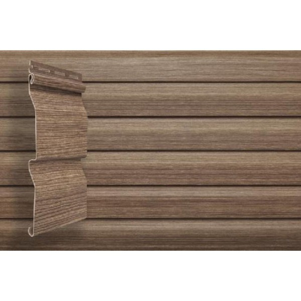 Виниловый сайдинг Grand Line Tundra Корабельная доска 3.00м - Кедр купить в Юрьев-Польском