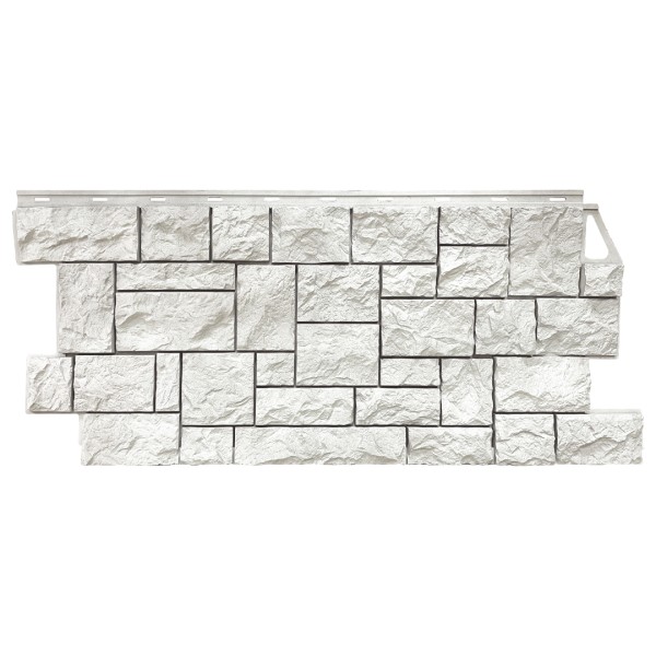 Фасадная панель FineBer, Камень Дикий, Жемчужный купить в Юрьев-Польском