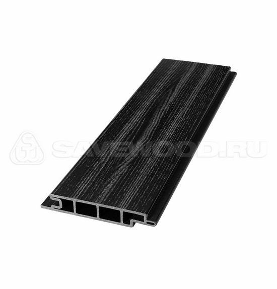 Террасная доска из ДПК SW Padus радиальный распил «SaveWood» чёрный купить в Юрьев-Польском
