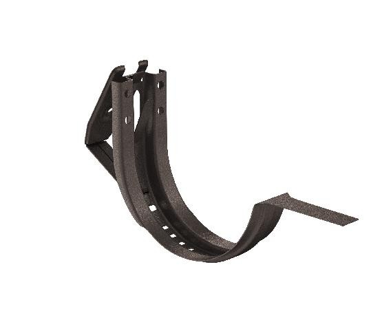 Водосток Aquasistem, Система 125x90 - Крюк крепления желоба короткий регулируемый RR 32 Тёмно-коричневый matt купить в Юрьев-Польском