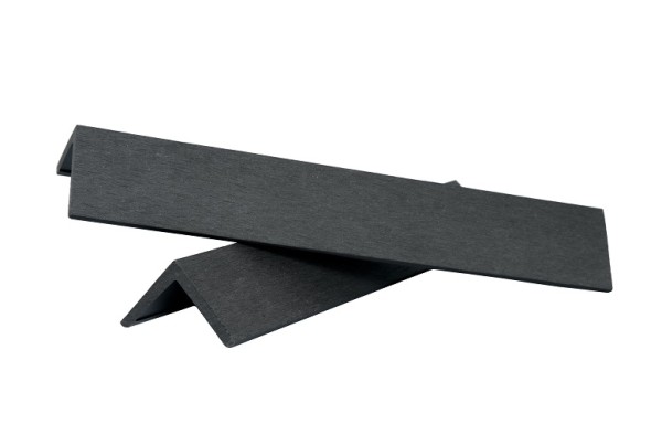 Уголок ДПК завершающий шлифованный SINGARAJA чёрный купить в Юрьев-Польском