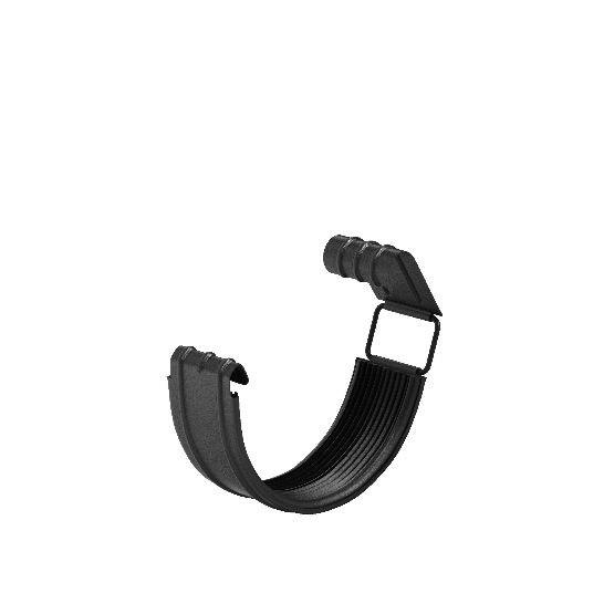 Водосток Aquasistem, система 125x90 - Соединитель желоба с резиновым уплотнителем RAL 9005 Чёрный купить в Юрьев-Польском