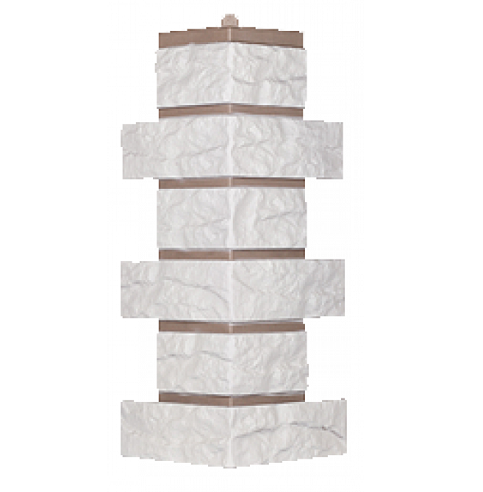 Угол T-Сайдинг-Кирпич Лондон Брик Белый купить в Юрьев-Польском