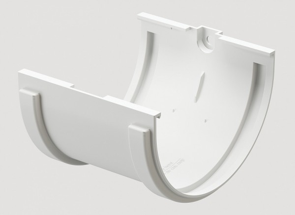 Соединитель желобов ПВХ Docke STANDART пломбир купить в Юрьев-Польском