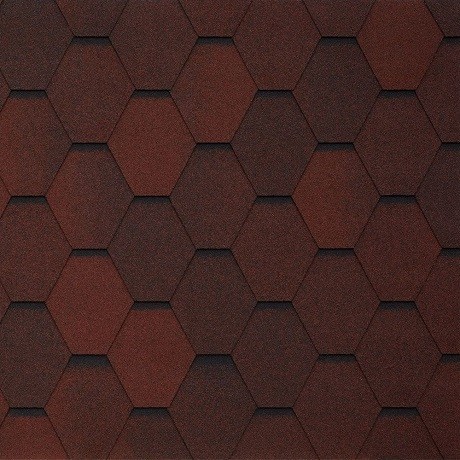 Гибкая черепица Tegola VENETO amarone 410 купить в Юрьев-Польском