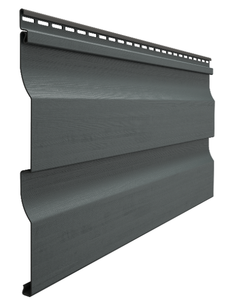 Виниловый сайдинг docke (дёке) - профиль D4,5D, графит купить в Юрьев-Польском