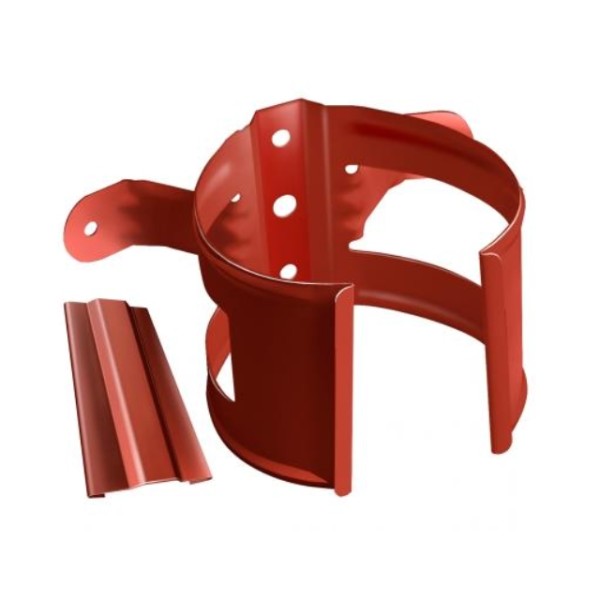 Водосток Grand Line 125x90 – Хомут трубы (на дерево) RAL 8004 купить в Юрьев-Польском