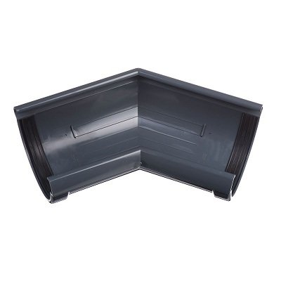 Угол желоба универсальный 135° Docke Lux ПВХ - Графит купить в Юрьев-Польском