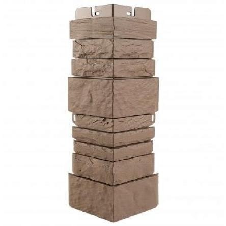 Угол наружный Альта-Профиль Скалистый камень ЭКО Терракотовый купить в Юрьев-Польском