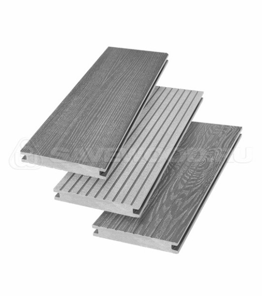 Террасная доска SW Fraxinus (R) полнотелая «SaveWood» Пепельный купить в Юрьев-Польском