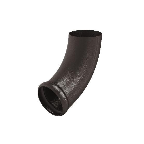 Водосток Aquasistem, Система 125x90 - Отвод трубы декорированный RR 32 Тёмно-коричневый matt купить в Юрьев-Польском