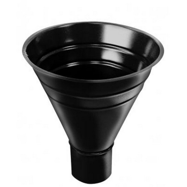 Водосток Grand Line 125x90 –  Воронка водосборная RAL 9005 купить в Юрьев-Польском