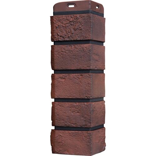 Угол Grand Line состаренный кирпич Элит кофе (жжёный), ШОВ черный купить в Юрьев-Польском