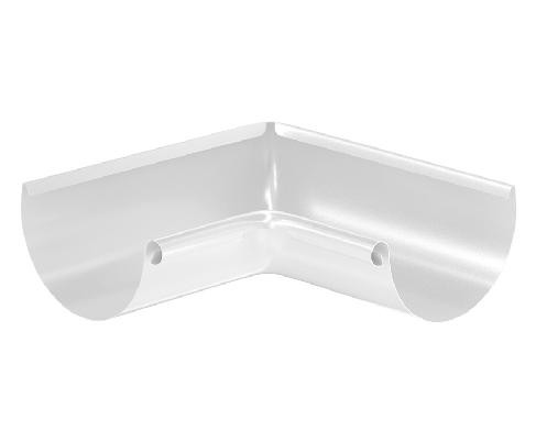 Водосток Aquasistem, система 125x90 - Угол желоба, внутренний 90° RAL 9003 Белый купить в Юрьев-Польском