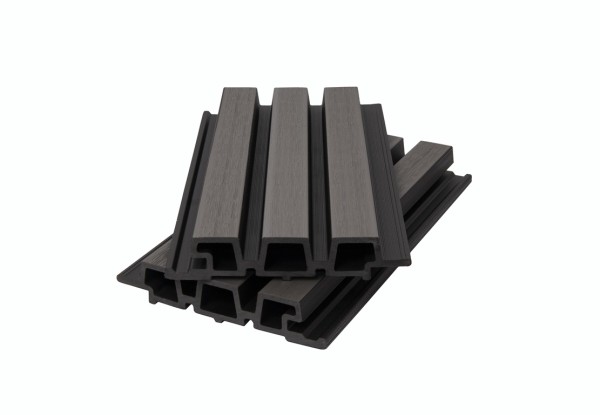 Фасадная панель брусковая двухцветная co-extrusion, grey dark купить в Юрьев-Польском