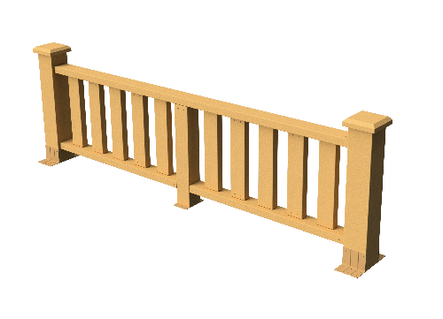 Ограждения декоративное ДПК GRINDERDECO  Эрес песчаник купить в Юрьев-Польском