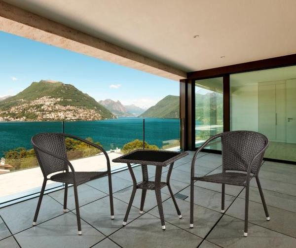 Комплект плетеной мебели AFINA из иск. ротанга T25A/Y137C-W53 Brown 2Pcs купить в Юрьев-Польском