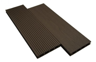 Террасная доска из ДПК  WOODVEX Select Темно-коричневый