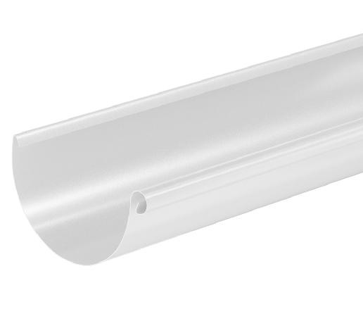 Водосток Aquasistem, система 125x90 - Водосточный желоб 3.00м RR 20 Белый купить в Юрьев-Польском