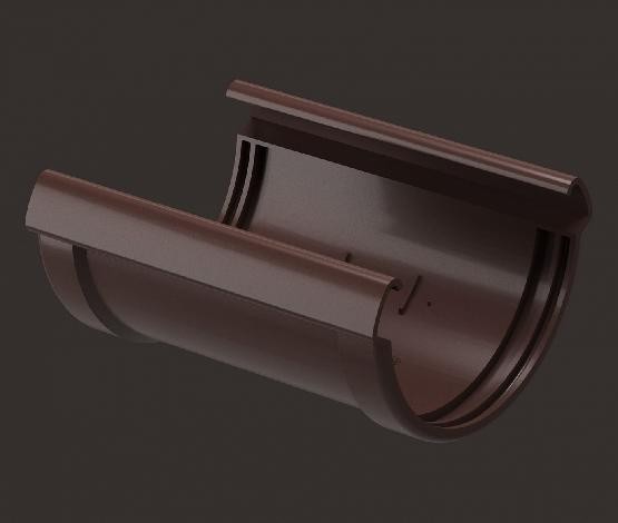 Соединитель Желоба Docke Lux ПВХ - Шоколад купить в Юрьев-Польском