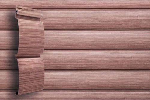 Виниловый сайдинг Grand Line Блок-хаус Tundra - Рябина купить в Юрьев-Польском