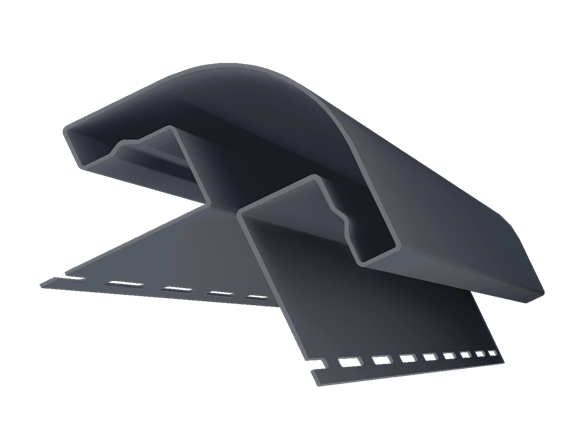 Угол наружный радиусный Графит купить в Юрьев-Польском