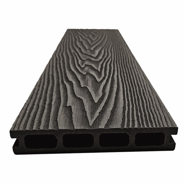 Террасная доская ДПК NanoWood Double 3D Антрацит купить в Юрьев-Польском