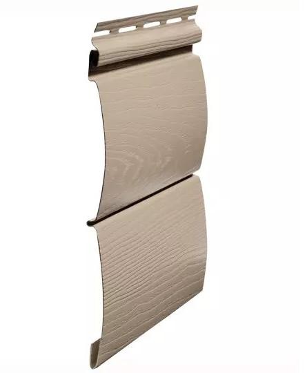 Виниловый сайдинг fineber (файнбер) - серия blockhouse (блокхаус) "бревно", сандал купить в Юрьев-Польском