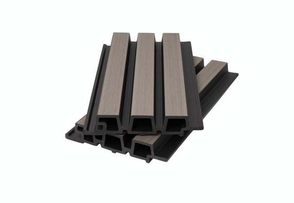 Фасадная панель брусковая двухцветная co-extrusion, snow mix купить в Юрьев-Польском