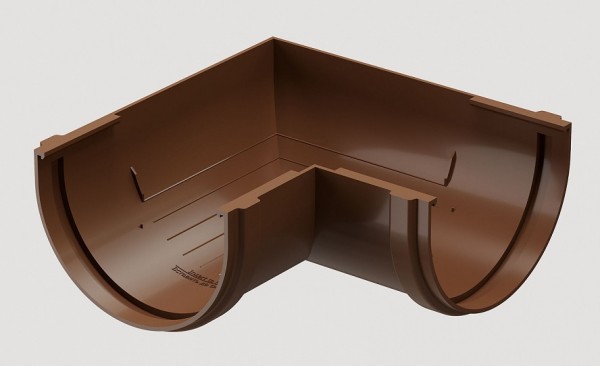 Угловой элемент 90˚ПВХ Docke STANDART Светло-коричневый купить в Юрьев-Польском