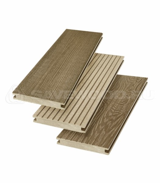 Террасная доска SW Fraxinus (R) полнотелая «SaveWood» Тик купить в Юрьев-Польском