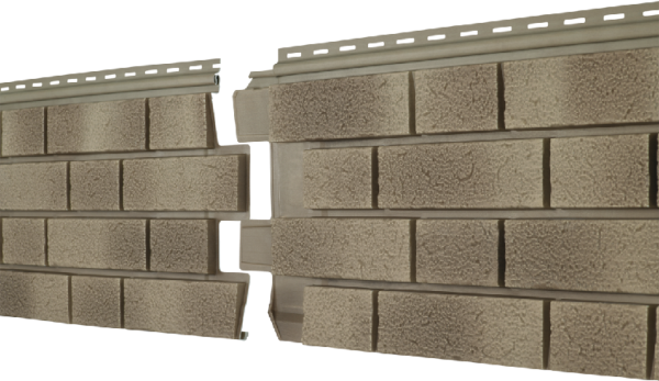 Фасадная панель Ю-пласт Стоун Хаус S-Lock Клинкер Балтик пустыня купить в Юрьев-Польском