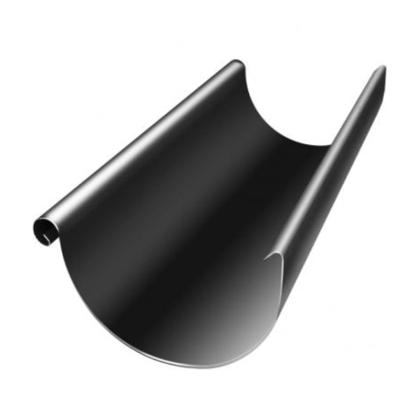 Водосток Grand Line 125x90 – Желоб 3м RAL 9005 купить в Юрьев-Польском
