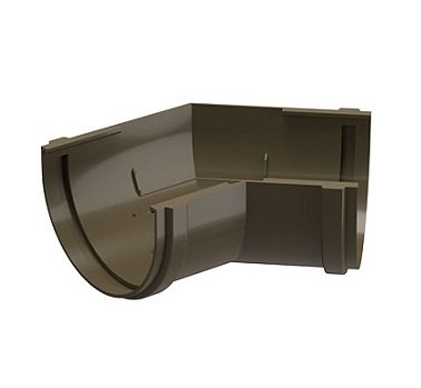 Угол желоба 135˚ Docke Premium ПВХ - Каштан купить в Юрьев-Польском