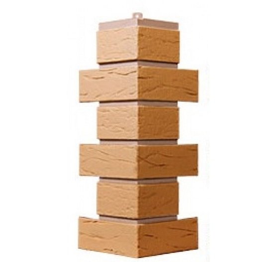 Угол T-Сайдинг-Кирпич Саман Бежевый купить в Юрьев-Польском