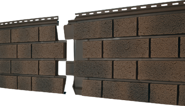 Фасадная панель Ю-пласт Стоун Хаус S-Lock Клинкер Балтик магма купить в Юрьев-Польском