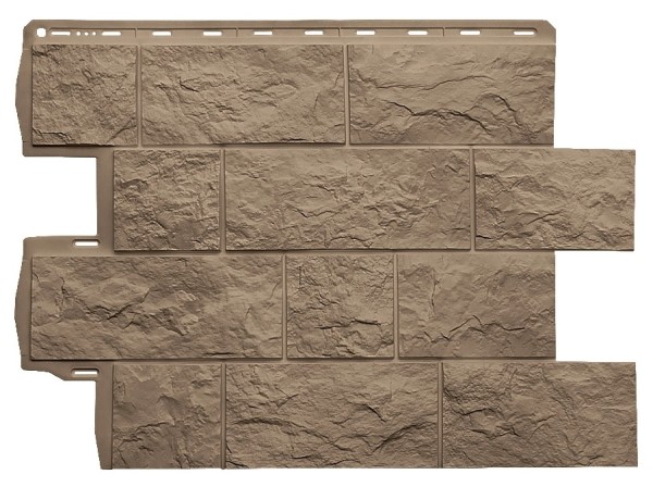 Фасадная панель Альта-Профиль Туф ЭКО Бежевый купить в Юрьев-Польском