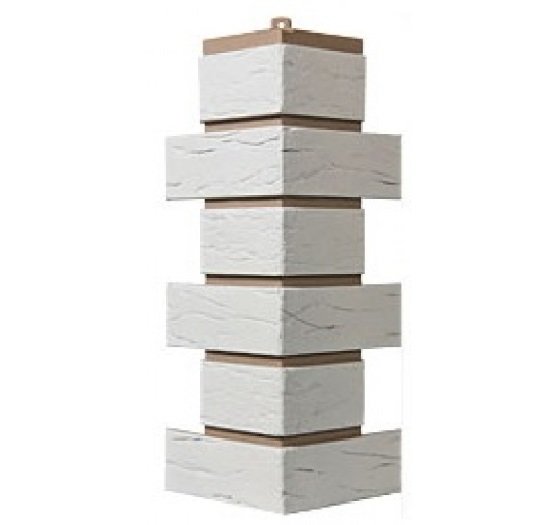 Угол T-Сайдинг-Кирпич Саман Белый купить в Юрьев-Польском